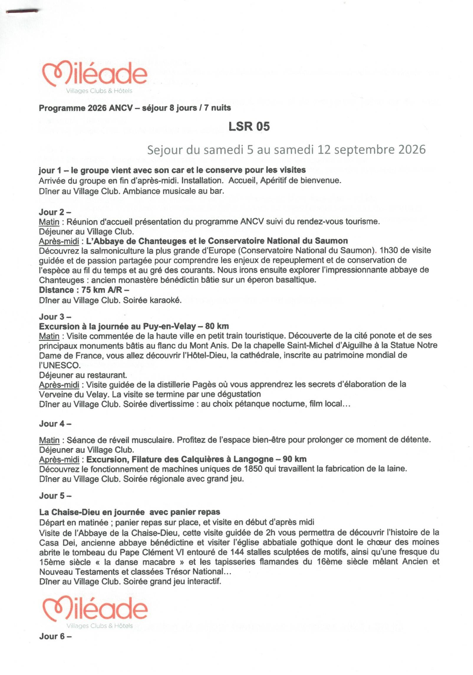 Programme Alleyras SEV 2026 Page 1